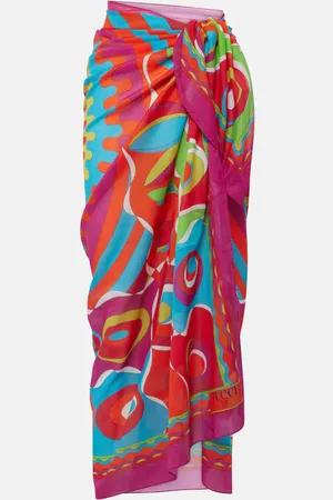 Puccini Bersaglio cotton beach cover-up