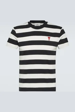 Ami Ami de CÅur striped cotton T-shirt
