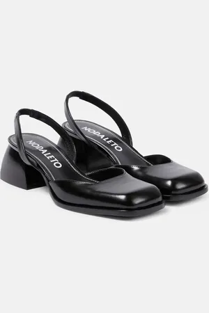 NODALETO Bulla Jones leather slingback pumps