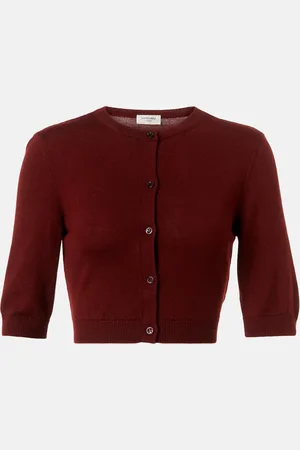 Saint Laurent Cropped wool cardigan