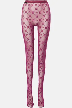 Marine Serre All Over Moon printed tights