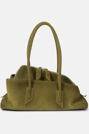 The Attico La Passeggiata Small suede tote bag