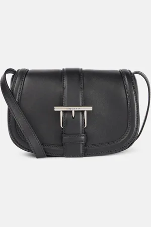 Alexander McQueen T-Bar Mini leather crossbody bag
