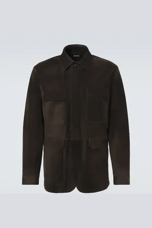 Ermenegildo Zegna Leather field jacket