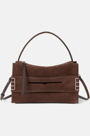 J.W.Anderson Loafer Small suede shoulder bag