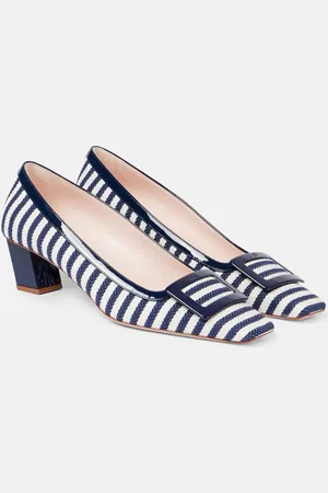 Roger Vivier Belle Vivier striped pumps