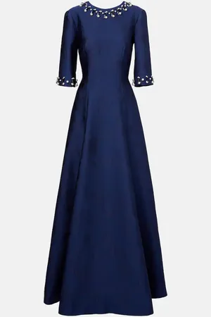 EMILIA WICKSTEAD Ischia embellished jacquard gown