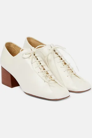 LEMAIRE Souris Derby leather pumps