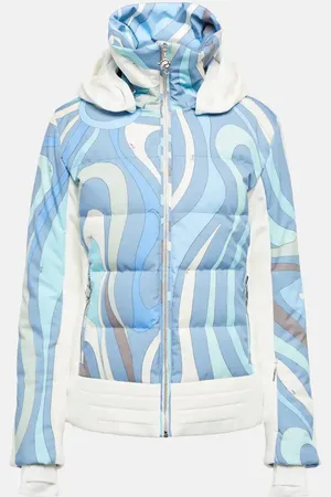 Puccini X Fusalp printed down ski jacket