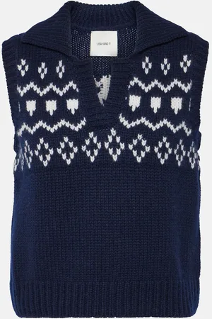Lisa Yang Remington Fair Isle cashmere vest