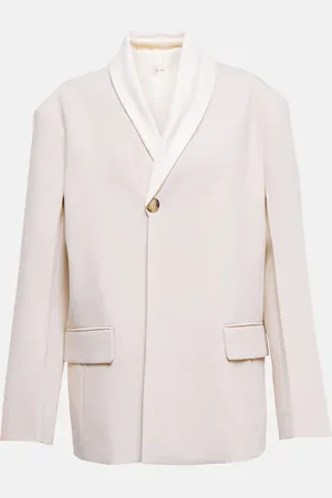 The Row Jeanette virgin wool and silk blazer