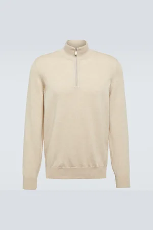 Brunello Cucinelli Cashmere half-zip sweater