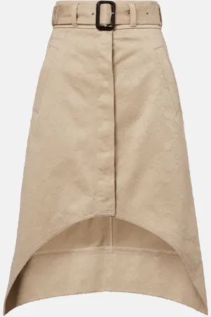 Givenchy Monogram 72 cotton twill midi skirt