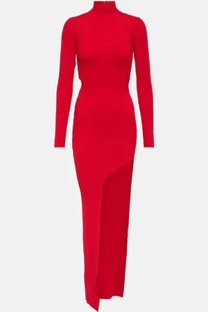 DAVID KOMA CrÃªpe gown