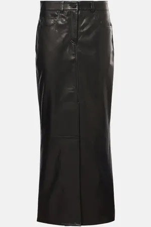 Dorothee Schumacher Sleek Statement leather midi skirt