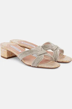 Aquazzura Muse 35 embellished sandals