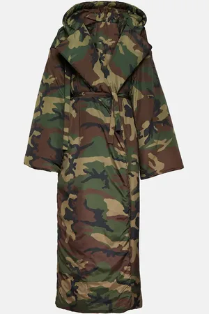Norma Kamali Sleeping Bag camouflage coat