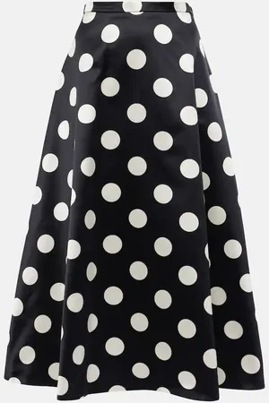 Max Mara Moneta cotton and silk midi skirt