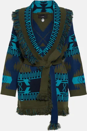 Alanui Icon jacquard cashmere cardigan