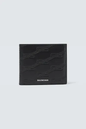 Balenciaga BB debossed bifold wallet
