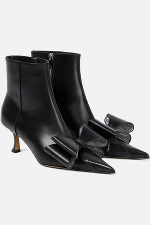 Mach & Mach Le Cadeau leather ankle boots