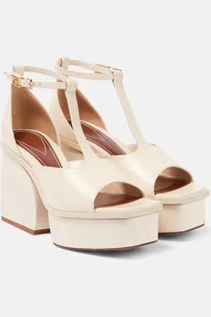 ZIMMERMANN Farrow platform leather sandals
