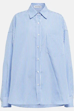The Frankie Shop Georgia striped cotton shirt