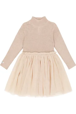 Donsje Lotus wool-blend dress