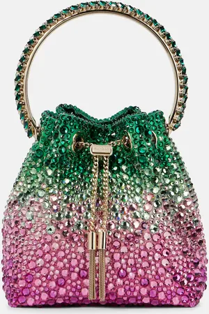 Jimmy Choo Bon Bon Small embellished bucket bag