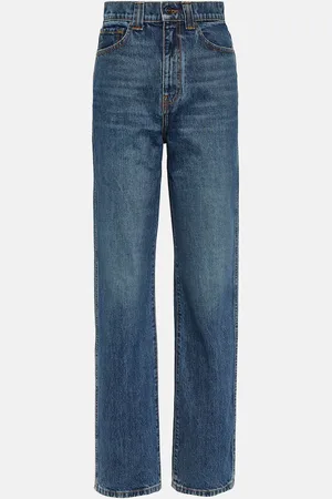 Khaite Albi high-rise straight jeans