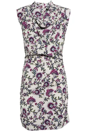 Isabel Marant Bemaya floral silk-blend minidress