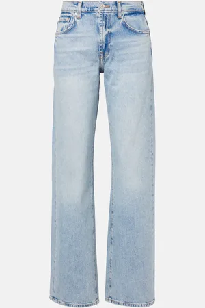 7 for all Mankind Tess mid-rise straight jeans