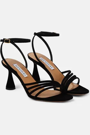 Aquazzura Latour 75 suede sandals