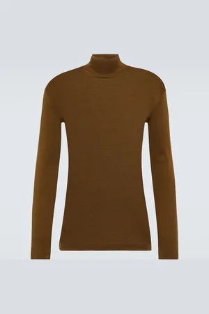 LEMAIRE Turtleneck cotton jersey top