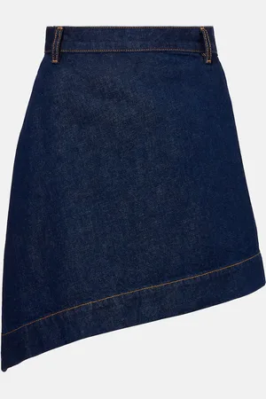 Vivienne Westwood Sailor Orb asymmetric denim skirt
