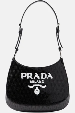 Prada Cleo Small sequined shoulder bag