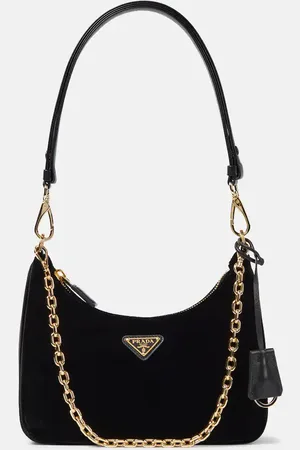 Prada Re-Edition Small velvet shoulder bag