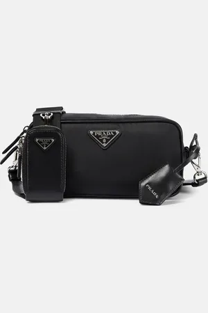 Prada Small Re-Nylon and leather shoulder bag