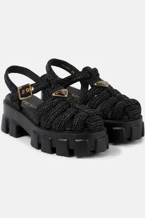 Prada Monolith platform sandals