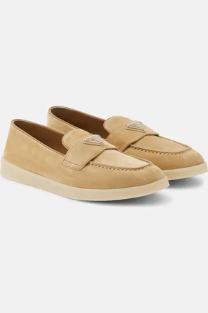 Prada Saint Tropez suede loafers