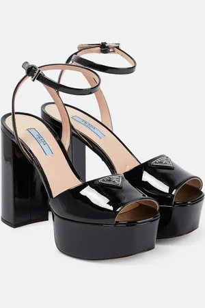 Prada Patent leather platform sandals