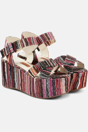 Missoni Julia raschel platform sandals