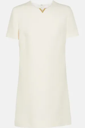VALENTINO CrÃªpe Couture minidress