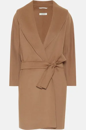 Max Mara Messi belted virgin-wool coat