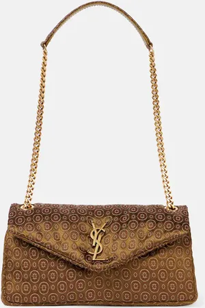 Saint Laurent Calypso Small jacquard shoulder bag