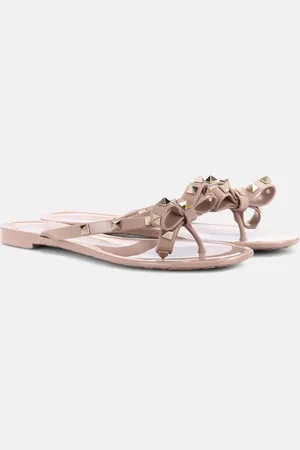 VALENTINO GARAVANI Rockstud PVC thong sandals