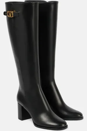 VALENTINO GARAVANI VLogo Signature leather knee-high boots