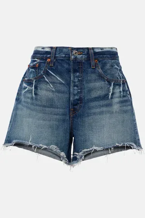 RE/DONE High-rise denim shorts