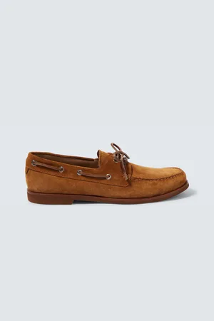 Gianvito Rossi VandÃ© suede boat shoes