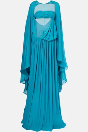 CHRISTOPHER ESBER Gyre Suspended Stream draped maxi dress